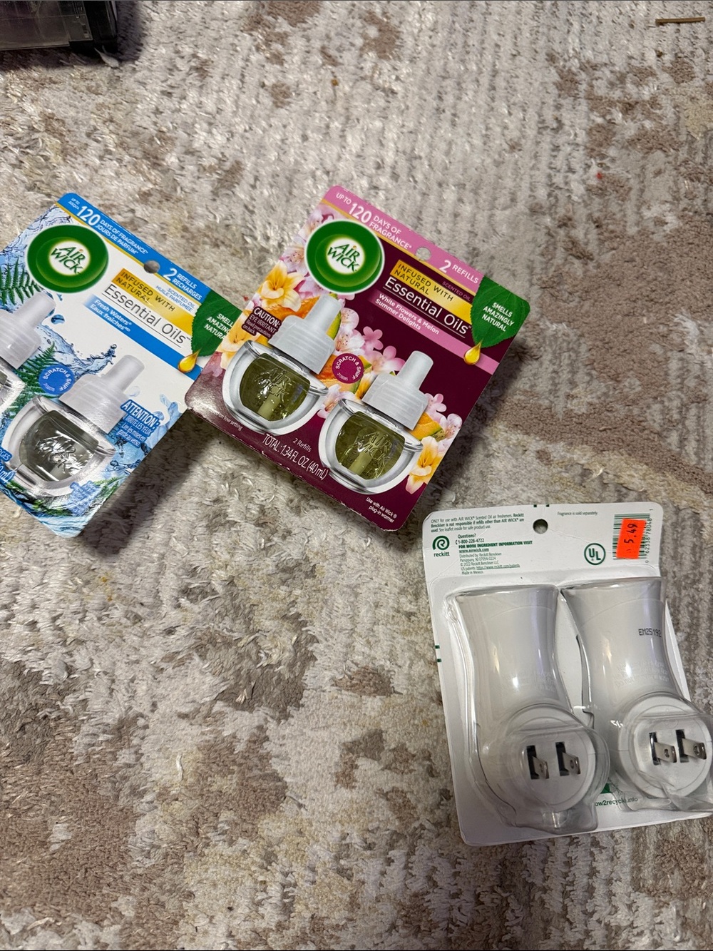 Air Wick Essential Oil Plug-In Refill Pack - Floral & Fresh Scents
